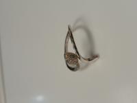 SILVER COLORED RING - SNAKE SHAPE